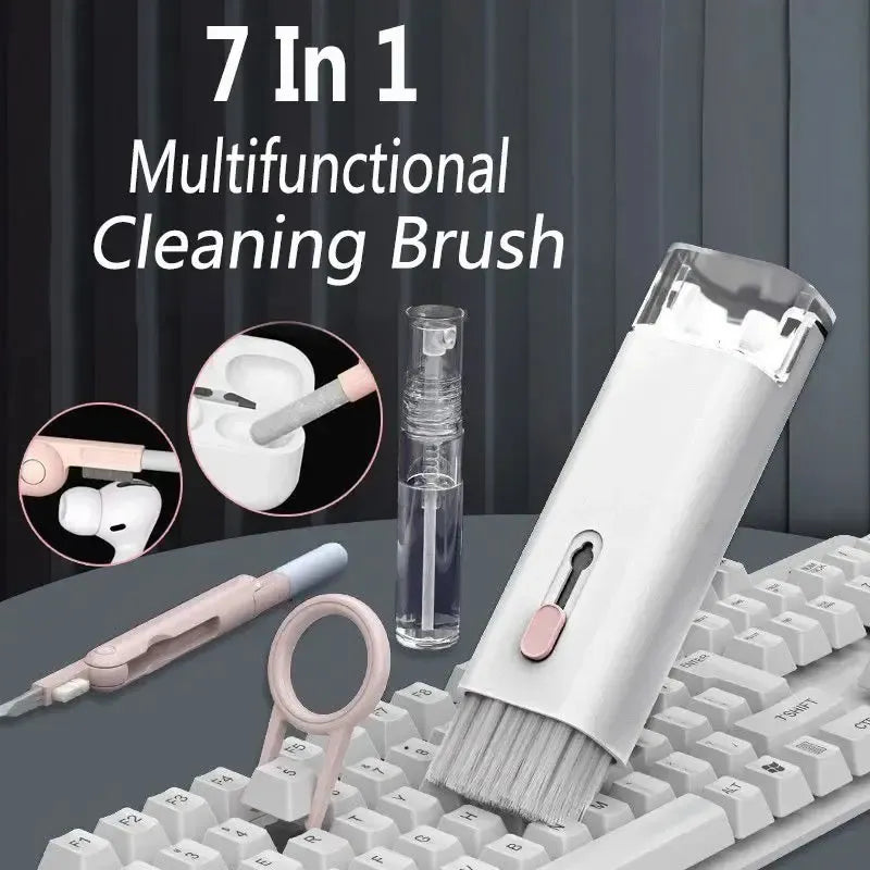 7 in1 Electronics Cleaner Kit Portable  Multifunctional Keyboard Cleaning Brush for Air-pods