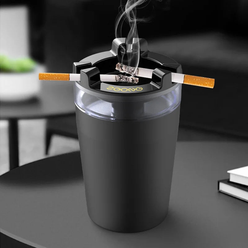 Ashtray With Water Tank - Home & Car Funnel With Lid